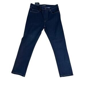 MONFRERE Greyson Skinny Jeans Mens 32 Dark Indigo Denim Made USA NWT